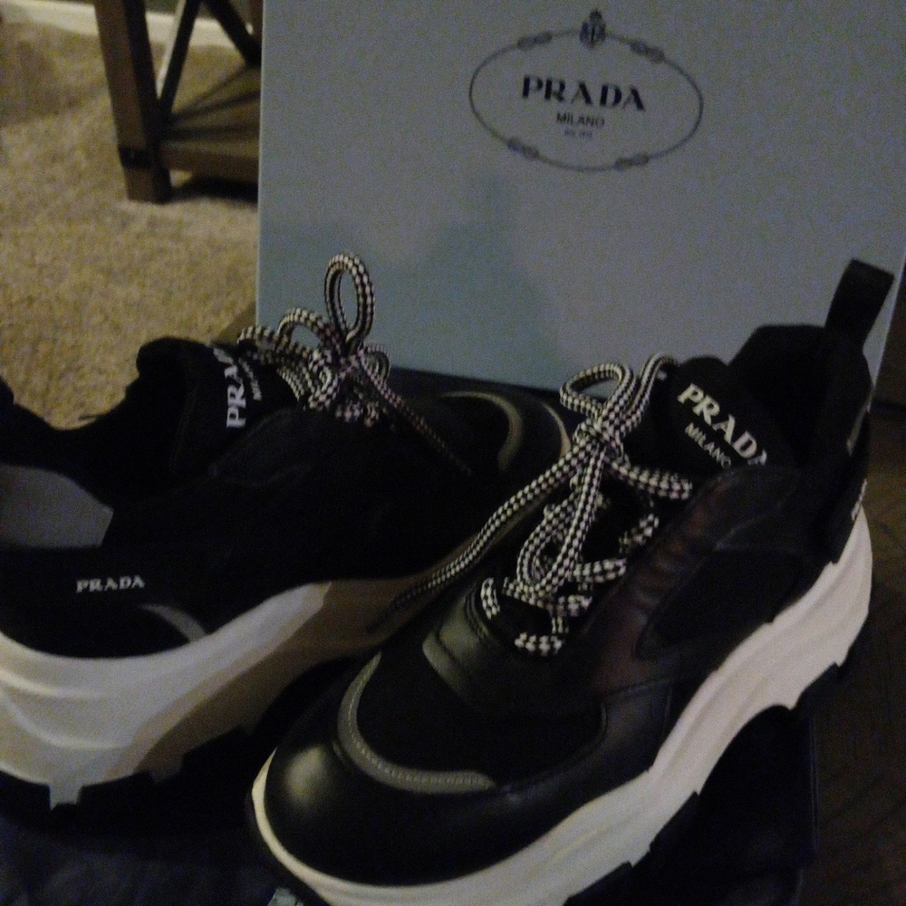 Prada womans sneakers size 7